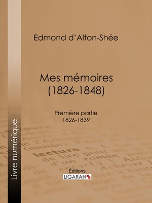 cover image of Mes mémoires (1826-1848)